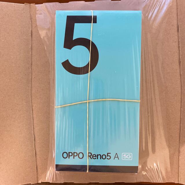 スマートフォン/携帯電話OPPO Reno5 A 新品未開封　ワイモバイル版