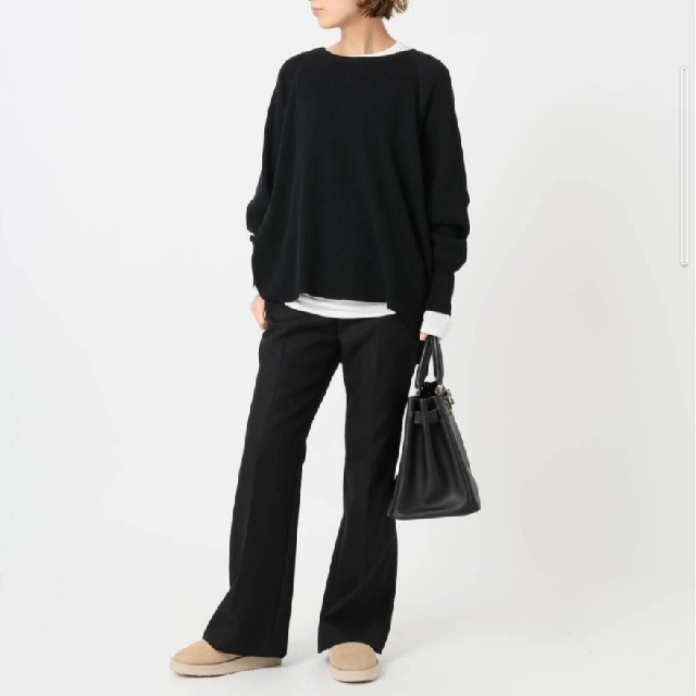 《Deuxieme Class》standard パンツ ◆ ブラック ◆ 36