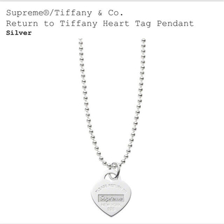 シュプリーム(Supreme)のSupreme Tiffany & Co. Heart Tag Pendant(ネックレス)