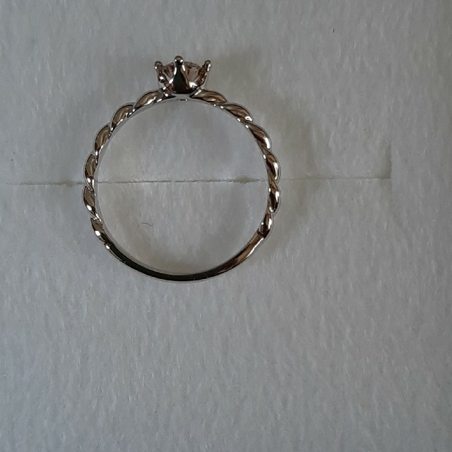 k18WGブラウンダイヤモンドリング レディースのアクセサリー(リング(指輪))の商品写真