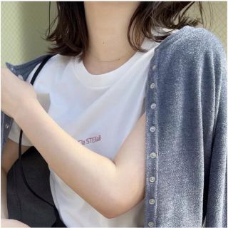 トゥデイフル(TODAYFUL)のクラステラー　Cla STEllaR Gloss knit cardigan(カーディガン)