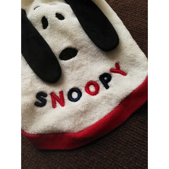 SNOOPY(スヌーピー)の【ペットパラダイス★スヌーピー★マフラー付モコモコ冬服】DS 赤 犬 その他のペット用品(犬)の商品写真