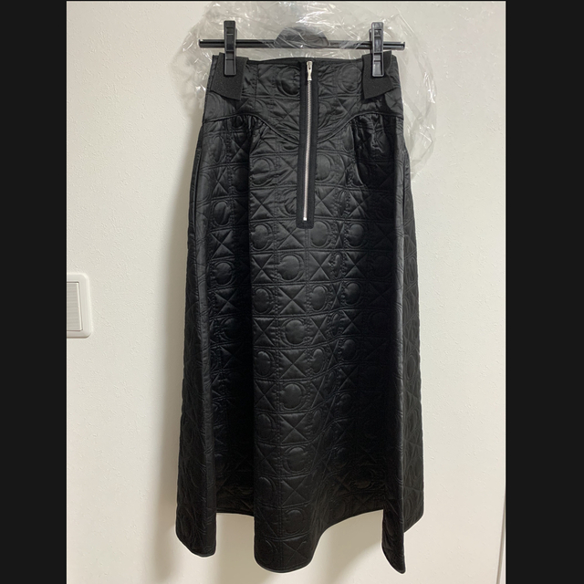 BLK黒○サイズ【新品＊完売】CELFORD オリジナルキルティングスカート ＊ BLK 36