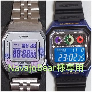 カシオ(CASIO)の【NavajoBear様専用】チプカシ２点セット(腕時計)