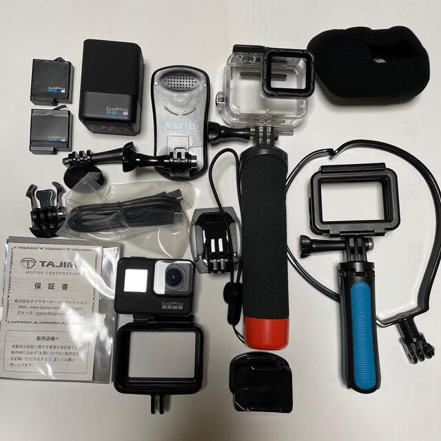 【美品】GoPro HERO7 BLACK & アクセサリー＆予備電池他ビデオカメラ