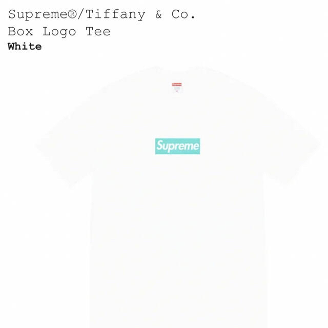 supreme Tiffany boxlogo tee Lサイズ