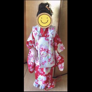 e★様専用。美品 七五三 着物 一式  フルセット 女の子 3歳(和服/着物)