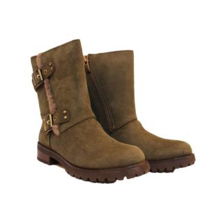 アグ(UGG)の帰蝶様　　UGG PURE アグ ムートンブーツ US7 カーキ 24cm(ブーツ)