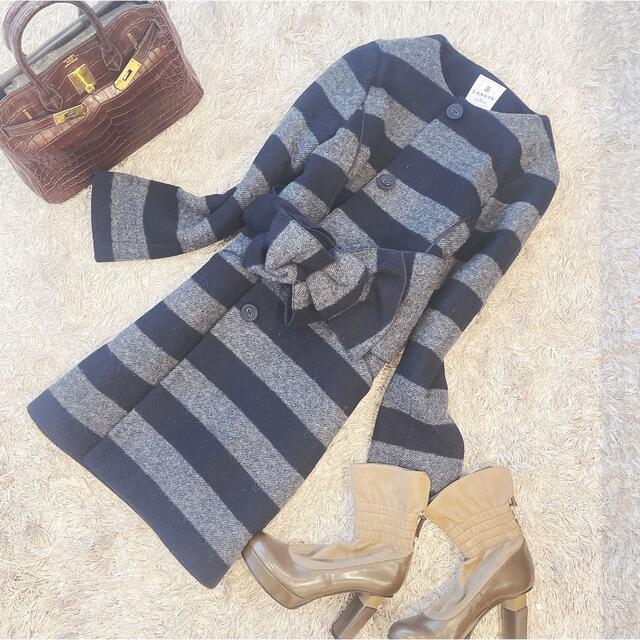 LANVIN en Bleu - 極美品 ランバンオンブルー ロングコート ウール