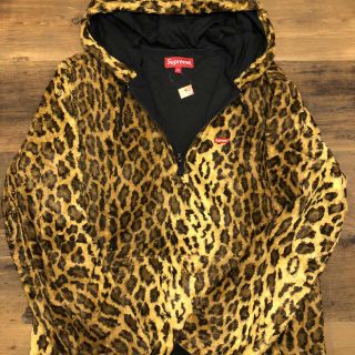 シュプリーム(Supreme)のSupreme Fur Pullover レオパード柄パーカー(パーカー)