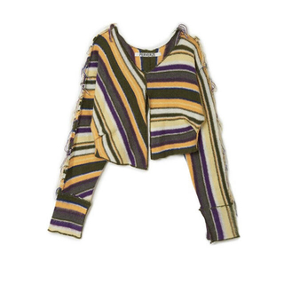 PERVERZE Color Stripe Knit Sweater