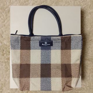 アクアスキュータム(AQUA SCUTUM)のAquascutum チェック柄トートバッグ＆クリアケース大小2点セット(トートバッグ)