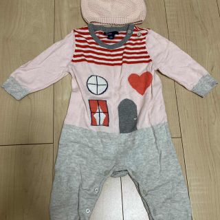 ベビーギャップ(babyGAP)のBabygap ニットロンパース&帽子(ロンパース)