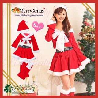 新品 大人気 サンタコスプレ オフショルダー ドンキ 肩出し サンタ服 可愛いの通販 By Unibesion ラクマ