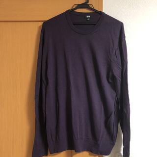 ユニクロ(UNIQLO)のUNIQLO　エクストラファインメリノクルーネックセーター(ニット/セーター)