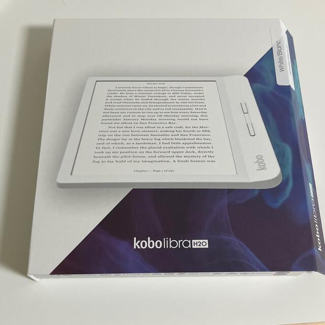 KOBO N873-KJ-WH-S-EP Kobo Libra H2O ホワイト電子ブックリーダー ...