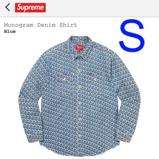 シュプリーム(Supreme)のSupreme Monogram Denim Shirt Blue Sサイズ(シャツ)