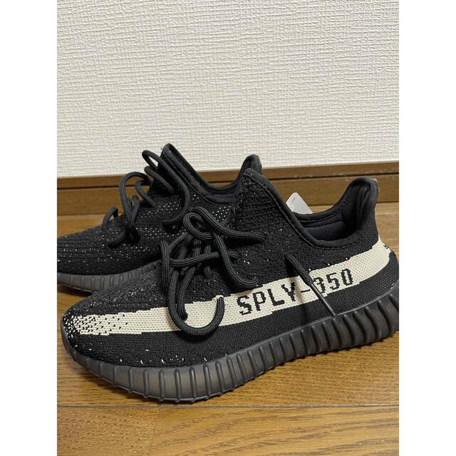 adidasアディダス イージーブースト350 V2 オレオ　コアブラック ホワイト