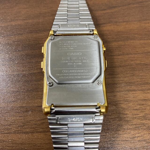 CASIO(カシオ)のCASIO データバンク　ゴールド メンズの時計(腕時計(デジタル))の商品写真