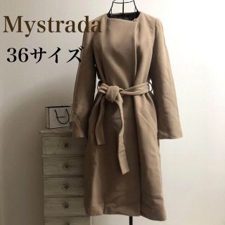 マイストラーダ(Mystrada)のMystrada★マイストラーダ★アンゴラ入りノーカラーコート(その他)