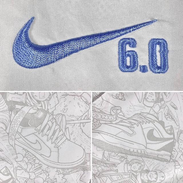 NIKE 6.0 ナイキ ジップアップジャケット アートデザイン 裏地メッシュ