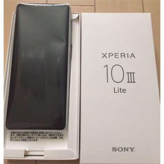 ソニー(SONY)の未使用品　XPERIA10 iii Lite　ホワイト　シムフリー(スマートフォン本体)