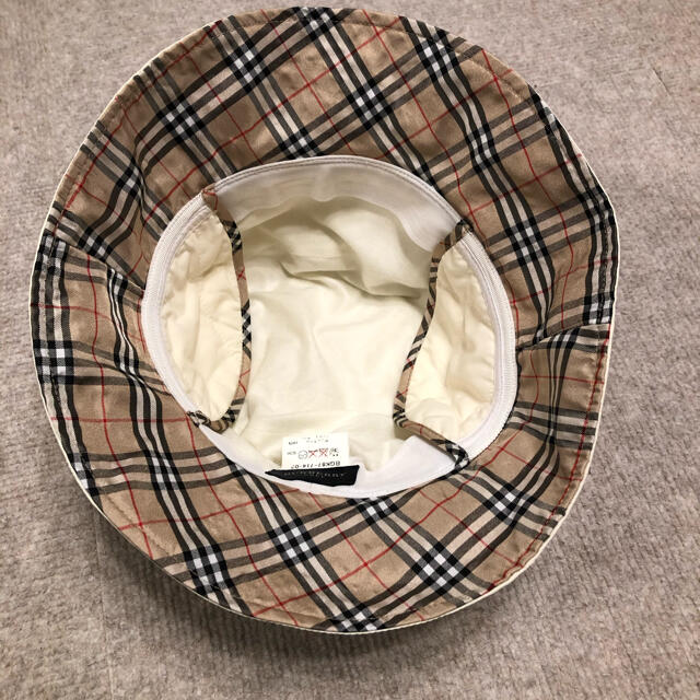 驚きの価格帽子得価爆買い BURBERRY - バーバリーゴルフ レディースハット ホワイトの