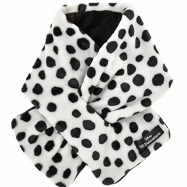 Disney(ディズニー)の101匹わんちゃん マフラー リバーシブル 101 Dalmatians レディースのファッション小物(マフラー/ショール)の商品写真