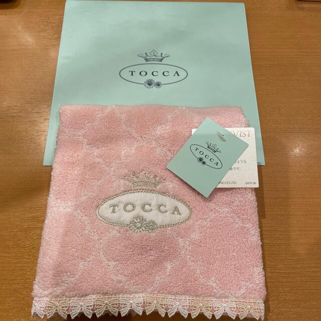 TOCCA(トッカ)のTOCCAタオルハンカチピンク レディースのファッション小物(ハンカチ)の商品写真