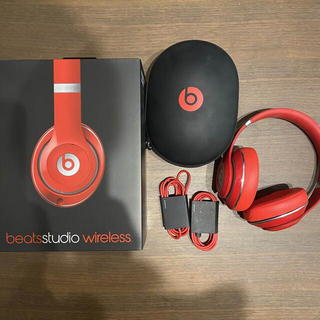 ビーツバイドクタードレ(Beats by Dr Dre)のBeats Studio 2 wireless B0501 ヘッドホン レッド(ヘッドフォン/イヤフォン)