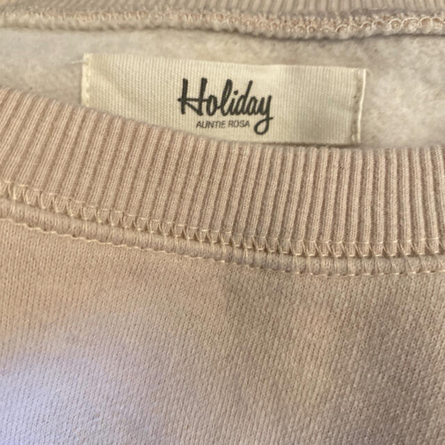 holiday(ホリデイ)のHoliday 裏起毛　ビックシルエット　オーバーサイズスウェットプルオーバー レディースのトップス(トレーナー/スウェット)の商品写真