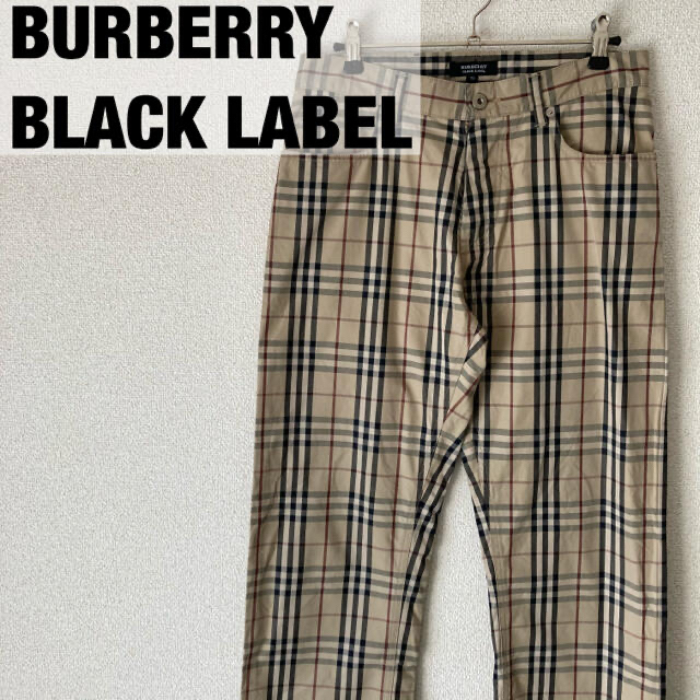 BURBERRY BLACK LABEL(バーバリーブラックレーベル)のBURBERRY BLACK LABEL ノバチェック パンツ メンズのパンツ(チノパン)の商品写真