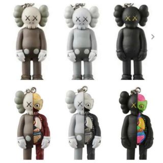 メディコムトイ(MEDICOM TOY)の6点セット　KAWS COMPANION KEYHOLDER カウズキーホルダー(その他)