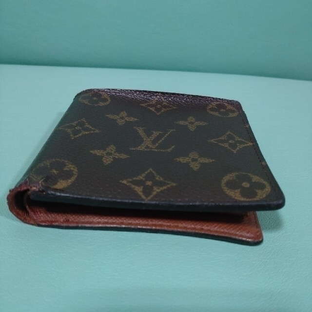 LOUIS VUITTON(ルイヴィトン)の【お値下げ】ルイビトンダミエ二つ折り財布 レディースのファッション小物(財布)の商品写真