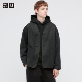 ユニクロ(UNIQLO)のUNIQLO U フリースカーディガン(カーディガン)