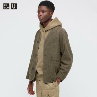 ユニクロ(UNIQLO)のUNIQLO U フリースカーディガン　(カーディガン)