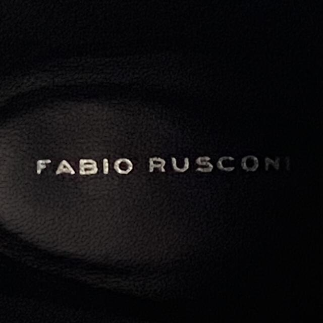 FABIO RUSCONI(ファビオルスコーニ)の【美品】FABIO RUSCONI レザー ロングブーツ 黒 23cm レディースの靴/シューズ(ブーツ)の商品写真