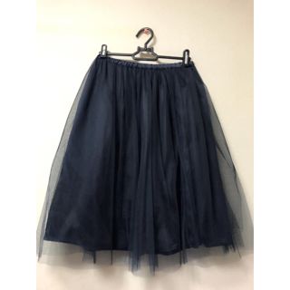 ダブルクローゼット(w closet)のw closet チュールスカート(ひざ丈スカート)