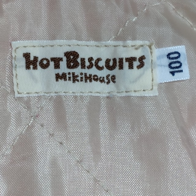 HOT BISCUITS(ホットビスケッツ)のホットビスケッツ 中綿入りフリースアウター 100 キッズ/ベビー/マタニティのキッズ服女の子用(90cm~)(ジャケット/上着)の商品写真