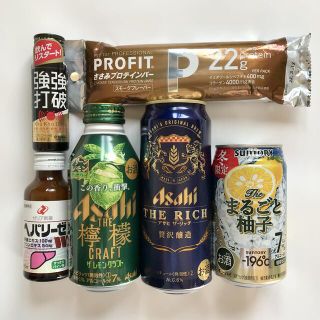 ★ドリンク詰め合わせ★ 酒類3本☆栄養ドリンク2本☆ヘルシーおつまみ〔送料込〕(その他)