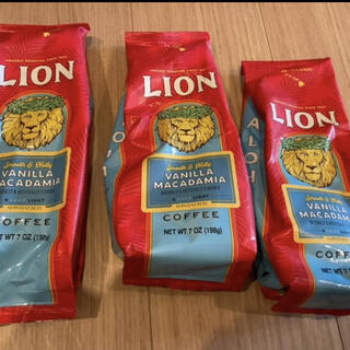 ライオン(LION)の〈値下げ！ライオンコーヒー 3袋 198g バニラマカダミア(コーヒー)