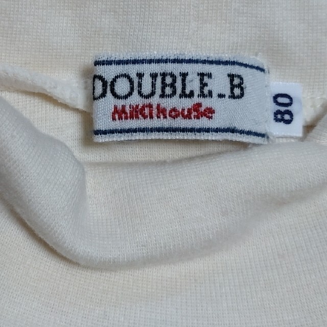 DOUBLE.B(ダブルビー)のダブルビー タートルネックロンT 80 キッズ/ベビー/マタニティのベビー服(~85cm)(Ｔシャツ)の商品写真