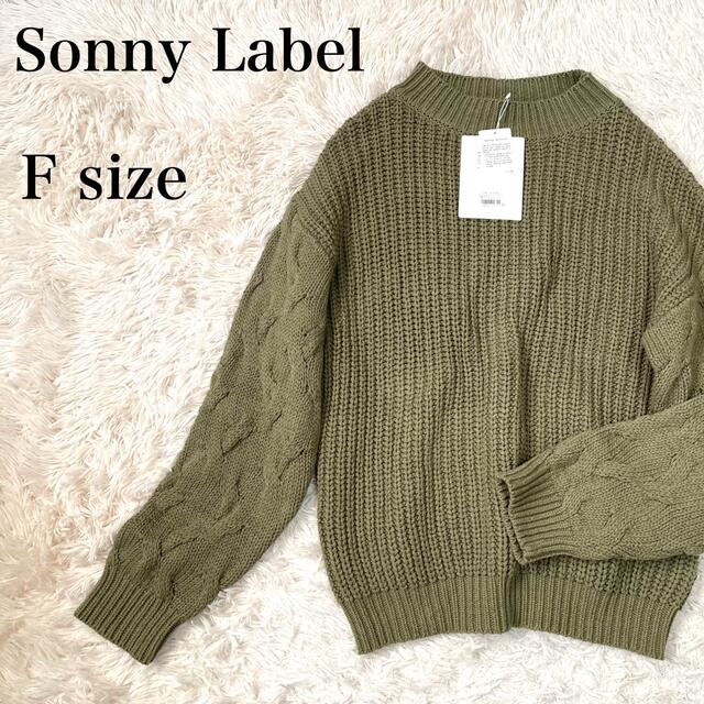 Sonny Label(サニーレーベル)の【新品】Sonny Label ざっくり編み　ケーブルニット　セーター　フリー レディースのトップス(ニット/セーター)の商品写真