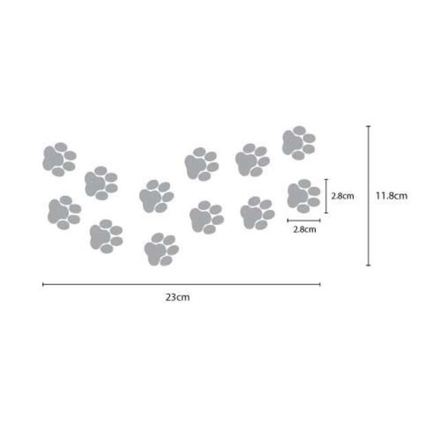 ウォールステッカー 黒猫の足跡 ネコ ねこ シール インテリア/住まい/日用品のインテリア小物(その他)の商品写真