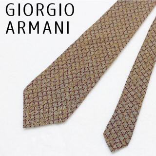 ジョルジオアルマーニ(Giorgio Armani)のジョルジオ アルマーニ 総柄 シルク100% イタリア製 ネクタイ(ネクタイ)