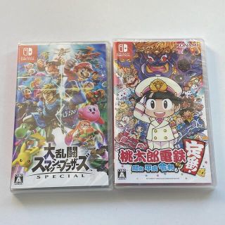 ニンテンドースイッチ(Nintendo Switch)の新品未開封　大乱闘スマッシュブラザーズSPECIAL と桃太郎電鉄(家庭用ゲームソフト)