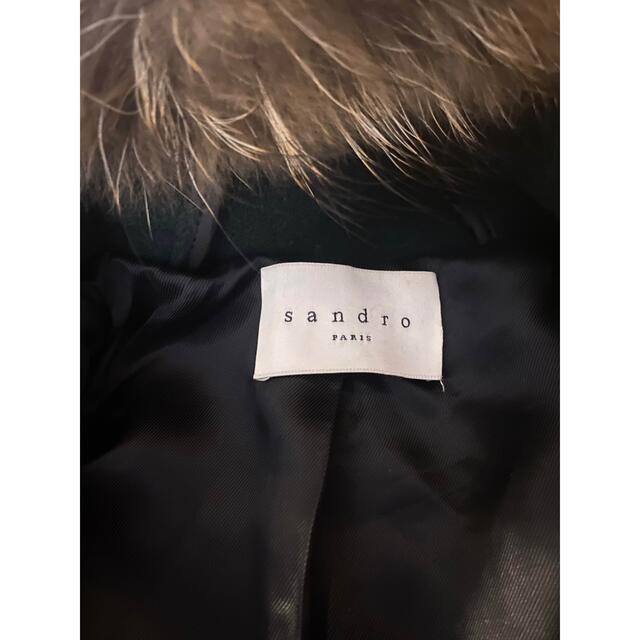 Sandro(サンドロ)のサンドロパリ　sandro PARIS ファー付きコート レディースのジャケット/アウター(その他)の商品写真