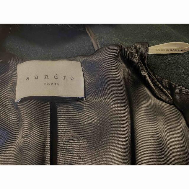 Sandro(サンドロ)のサンドロパリ　sandro PARIS ファー付きコート レディースのジャケット/アウター(その他)の商品写真