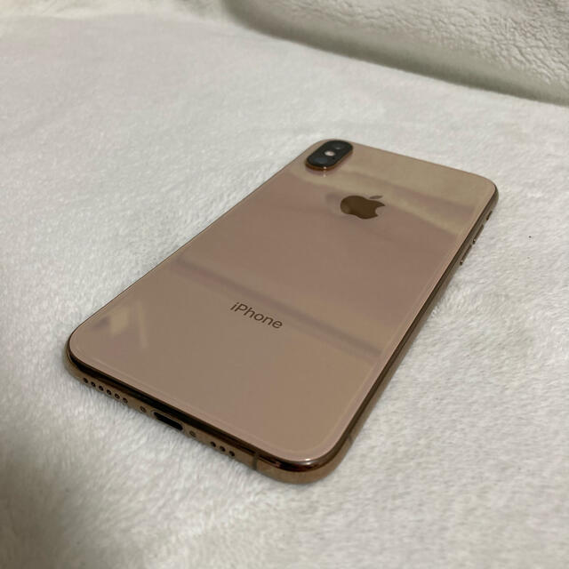 【美品】SIMフリー iPhoneXs ゴールド 256GB 2