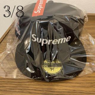 シュプリーム(Supreme)のsupreme  no comp box logo new era キャップ　黒(キャップ)